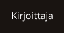 Kirjoittaja